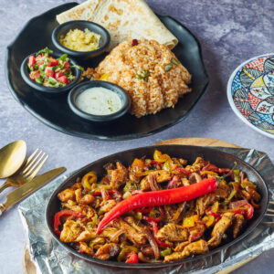 African Chicken Fajita - 242 LE